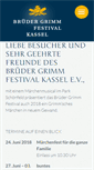 Mobile Screenshot of brueder-grimm-festival.com